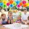60 Pcs Tissue Paper Pom Poms Kit Colorful 10, 12, 14 Inch Rainbow Pom Poms Ball Decorations for Classroom Outdoor Birthday Wedding